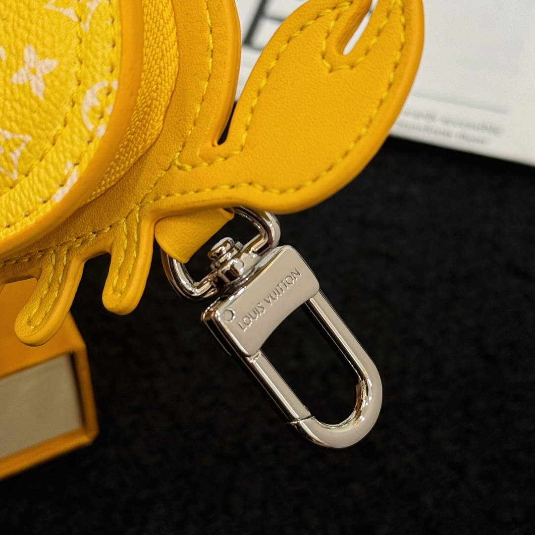 LV Yellow Crab Bag Charm M01932